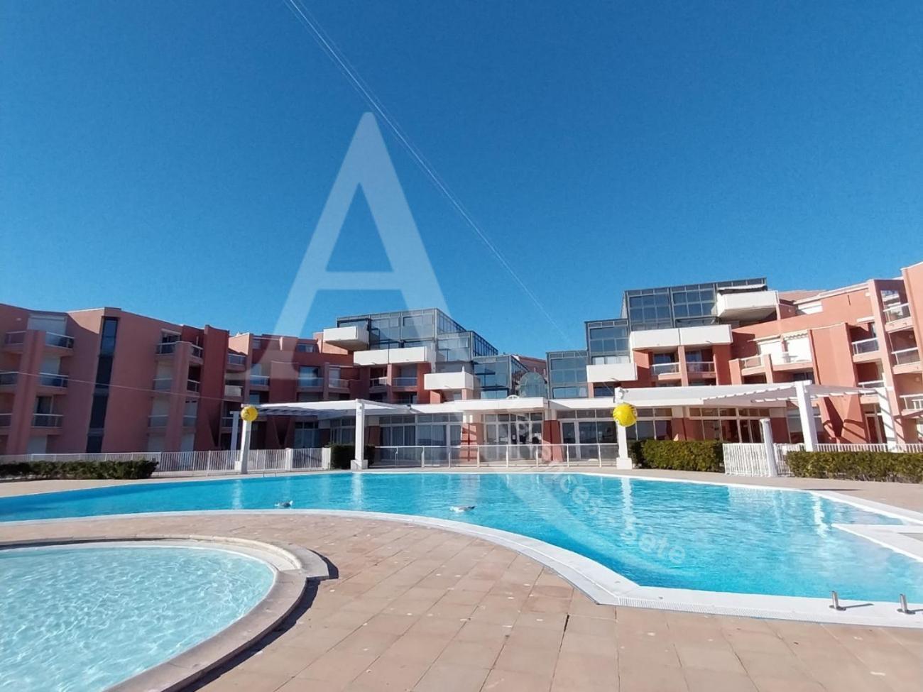 Studio Vue Mer Avec Pkg, Piscine, Tennis, Plage Direct Sete Bagian luar foto