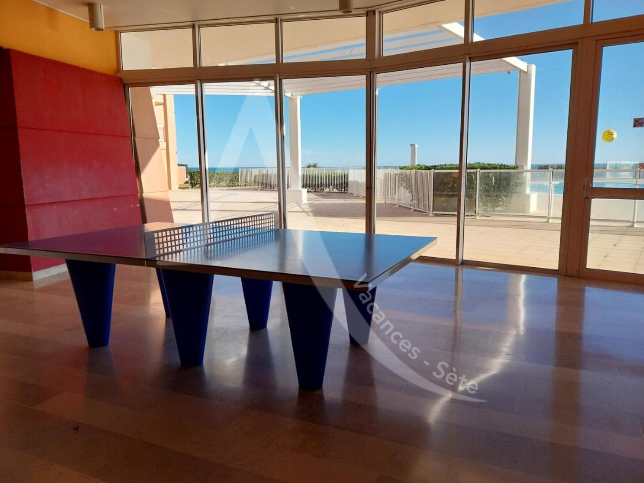Studio Vue Mer Avec Pkg, Piscine, Tennis, Plage Direct Sete Bagian luar foto