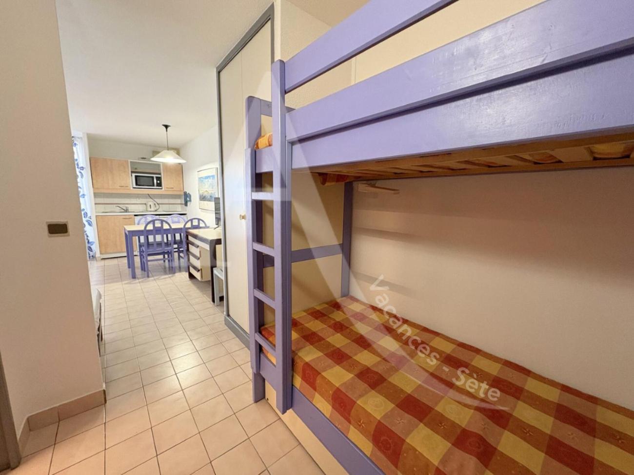 Studio Vue Mer Avec Pkg, Piscine, Tennis, Plage Direct Sete Bagian luar foto